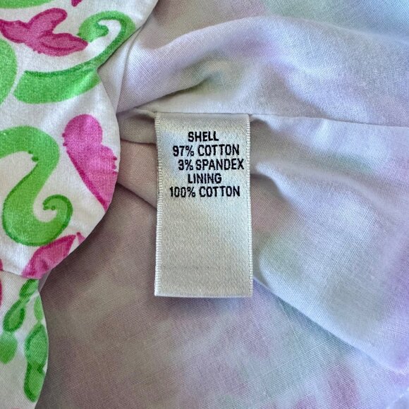 LILLY PULITZER Sea Creatures Dress Girls 3-6 Months Infant Girl Pink Green Crabs - Picture 8 of 9